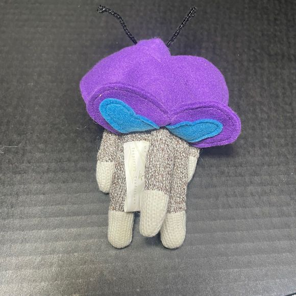 Seasons of Cannon Falls Sock Monkey Butterfly NWOT EXCELLENT - Picture 6 of 9